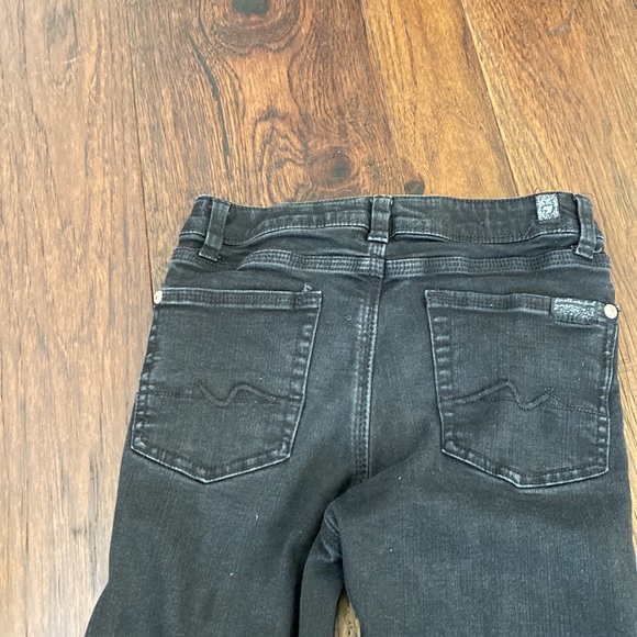 Seven for all mankind black jeans, slim, kids size 8 - Picture 4 of 4